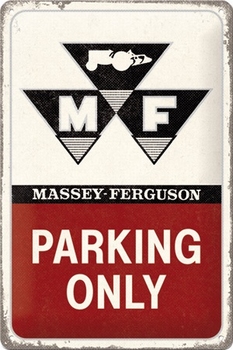 Massey Ferguson parking only metalen relief reclamebord