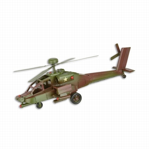 Apache helikopter militair leger metalen miniatuur