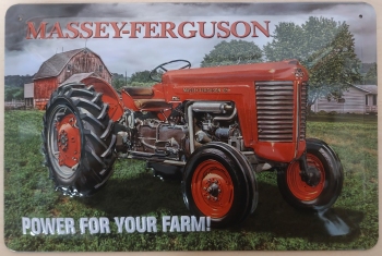 Massey Ferguson 65 tractor power your farm metalen rec