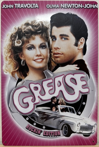 Grease Rockin Edition wandbord van metaal