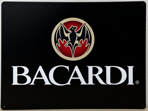 Bacardi Logo Horizontaal wandbord