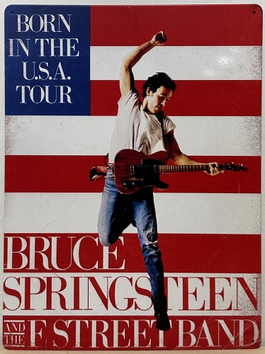 Bruce Springsteen Born in the USA Tour wandbord