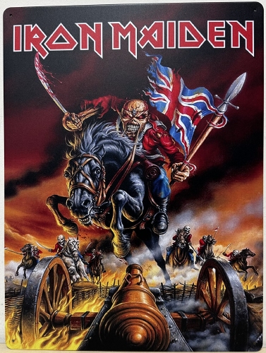 Iron Maiden trooper Paard metalen wandbord