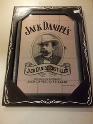 Jack Daniels Distiller porter zwartwit spiegel