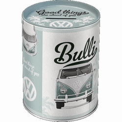 VW Volkswagen Bulli Good things metalen spaarpot