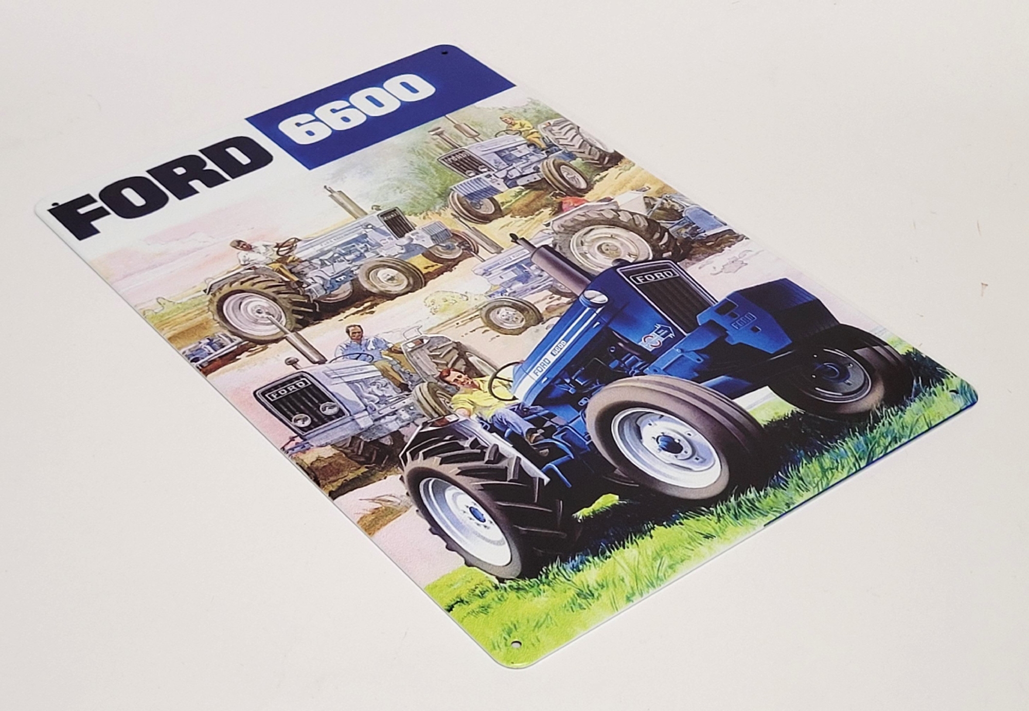 Ford 6600 tractor reclamebord van metaal