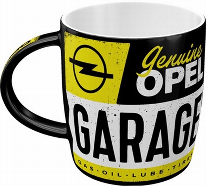 Tegenwerken Uitstekend huiswerk Opel garage mok beker